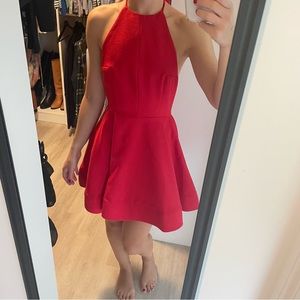 Red Minidress